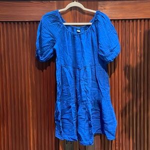 Old navy blue sundress